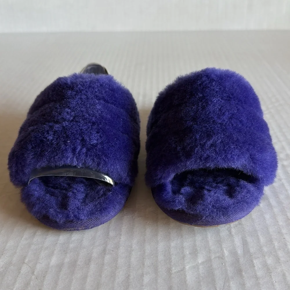 NWOT Ugg Purple Fluff Yeah Slides